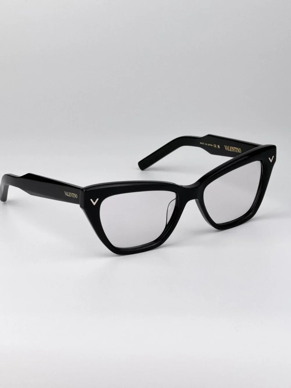 Valentino V-TALE VLX-140 A Cat Eye Eyeglasses – Shiny Black